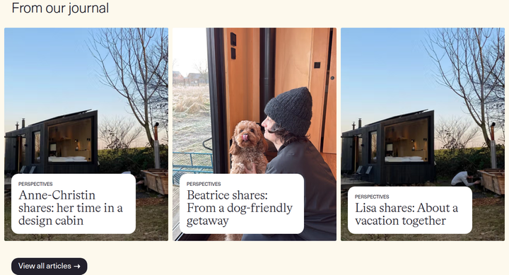 From Our Journal section from Raus