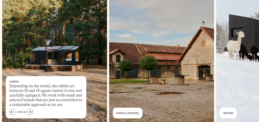 Cabins section from Raus