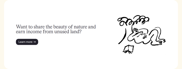 Share the Beauty of Nature section from Raus