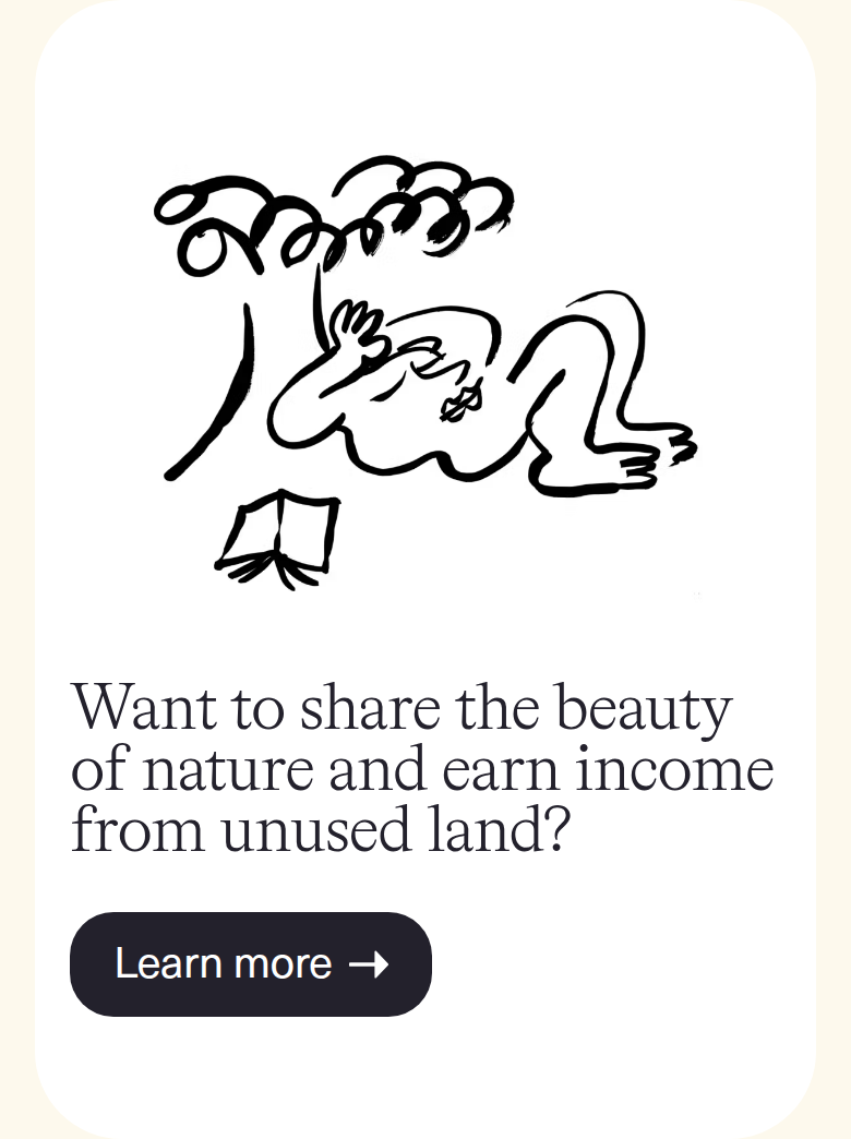 Share the Beauty of Nature section from Raus, on a phone