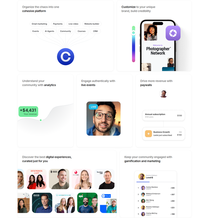 Everything in One Platform section from Circle