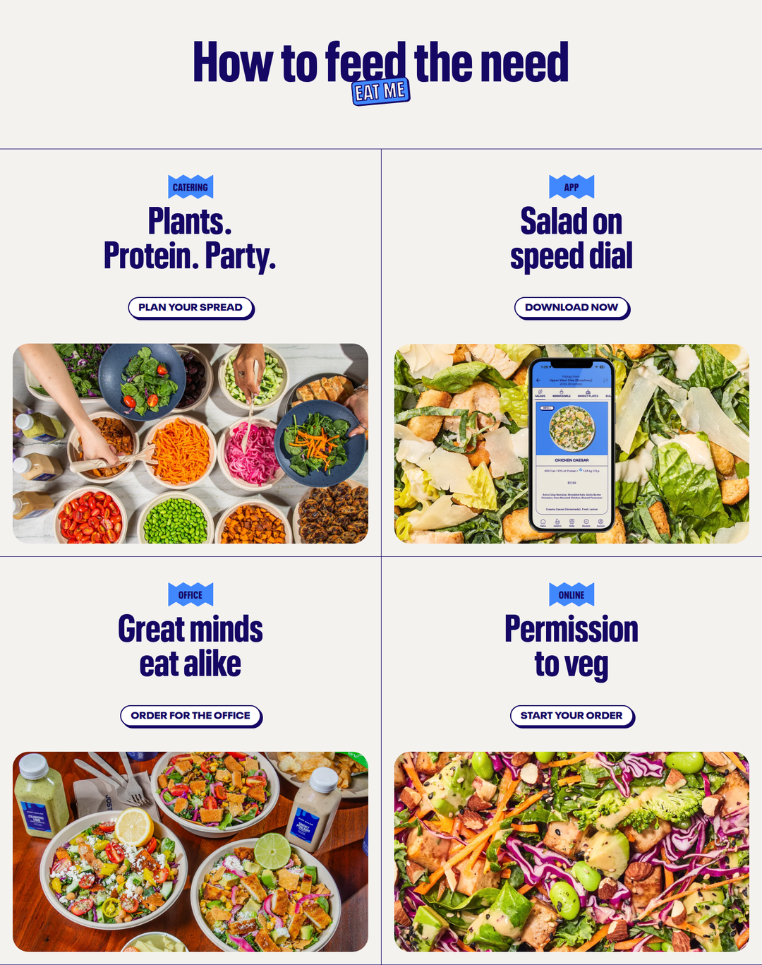 How to Feed the Need section from Just Salad