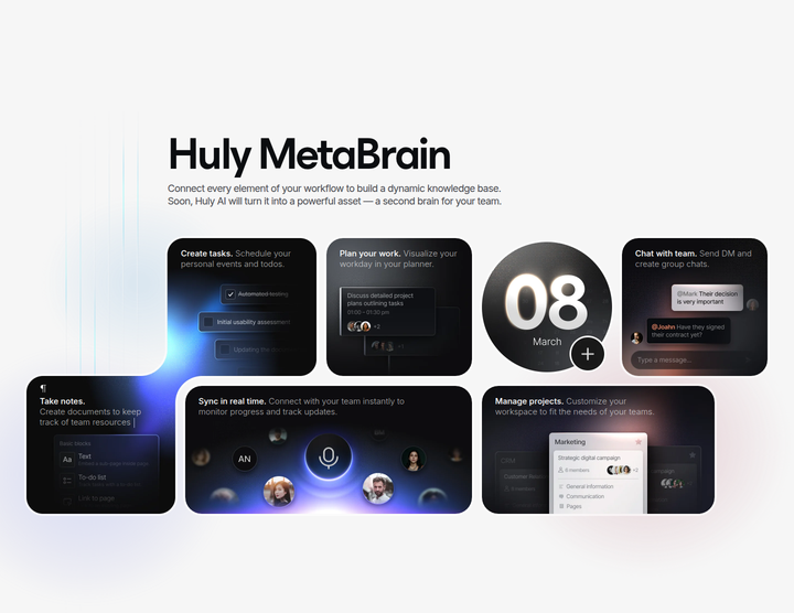 Huly MetaBrain section from Huly