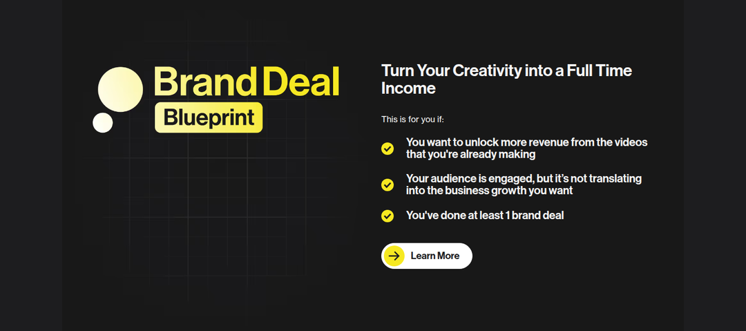 Brand Deal Blueprint section from Colin & Samir
