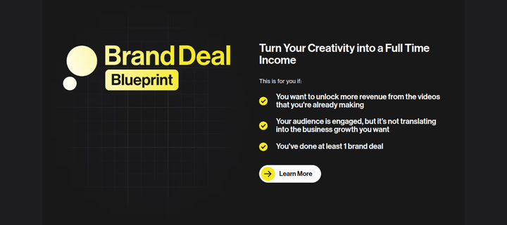 Brand Deal Blueprint section from Colin & Samir