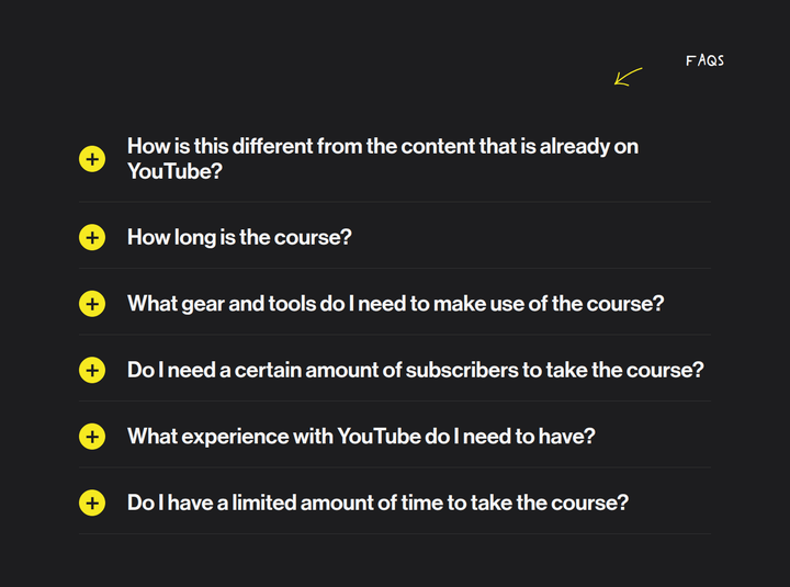 Playbook FAQs section from Colin & Samir