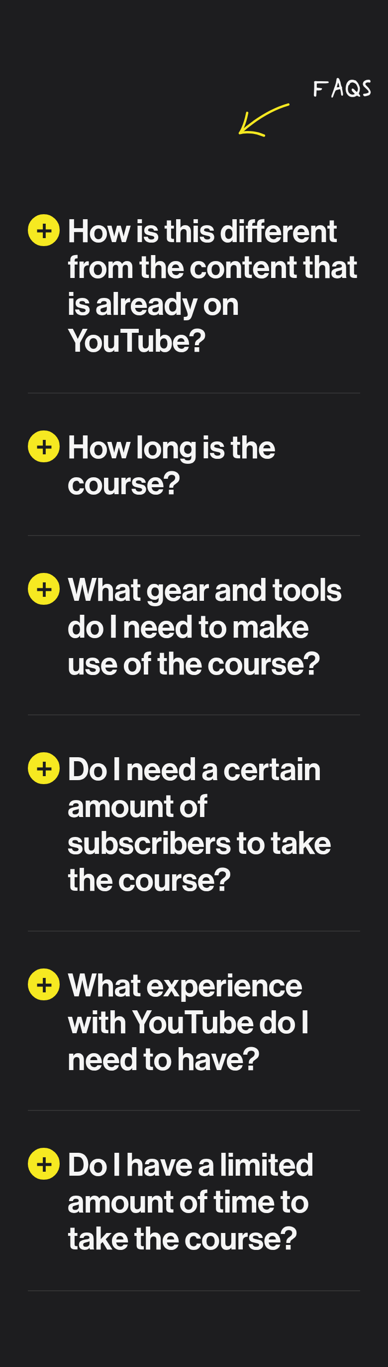 Playbook FAQs section from Colin & Samir, on a phone