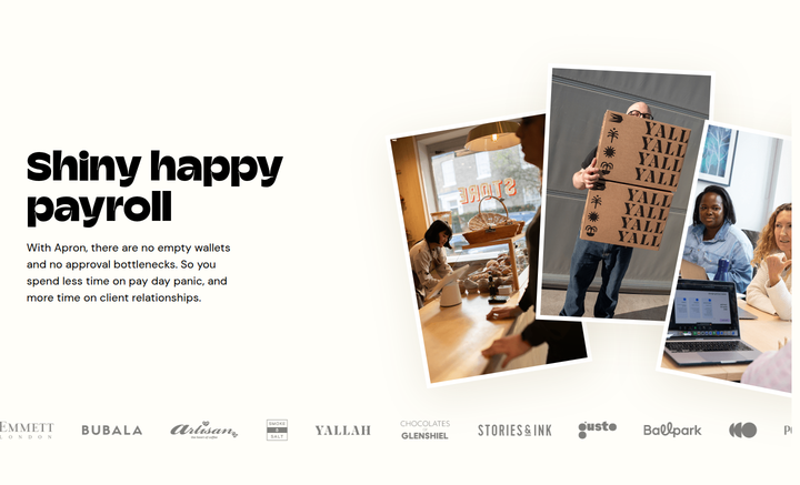 Shiny Happy Payroll section from Apron