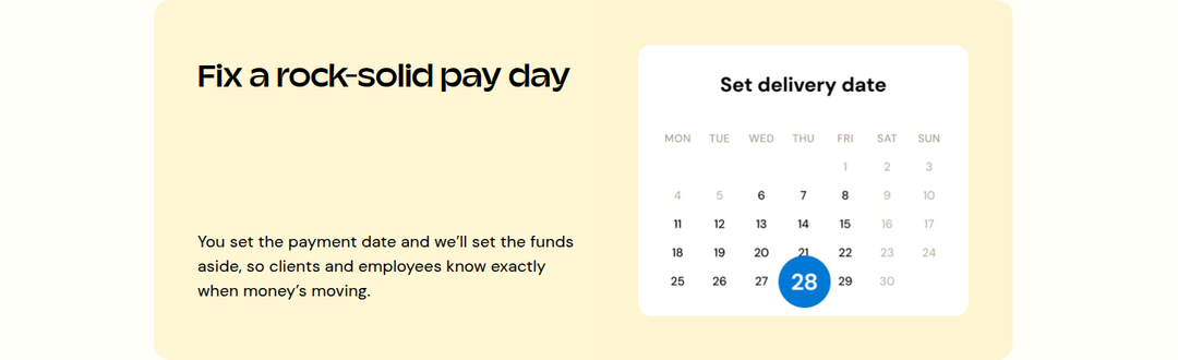 Fix a Rock Solid Pay Day section from Apron