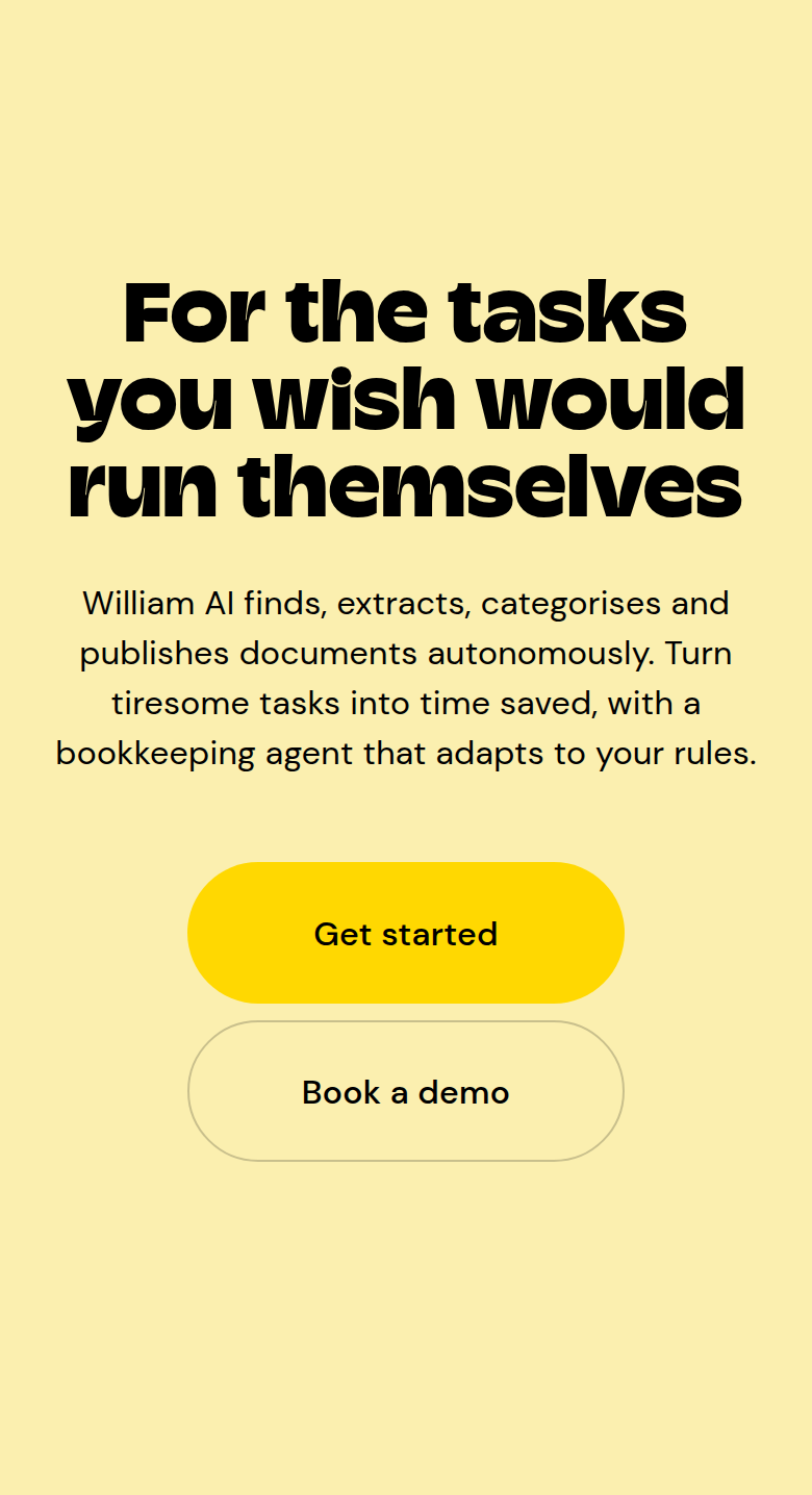 For the Tasks You Wish Would Run Themselves section from Apron, on a phone