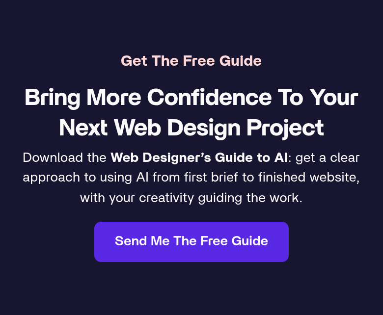Get the Free Guide section from Flux Academy, on a phone