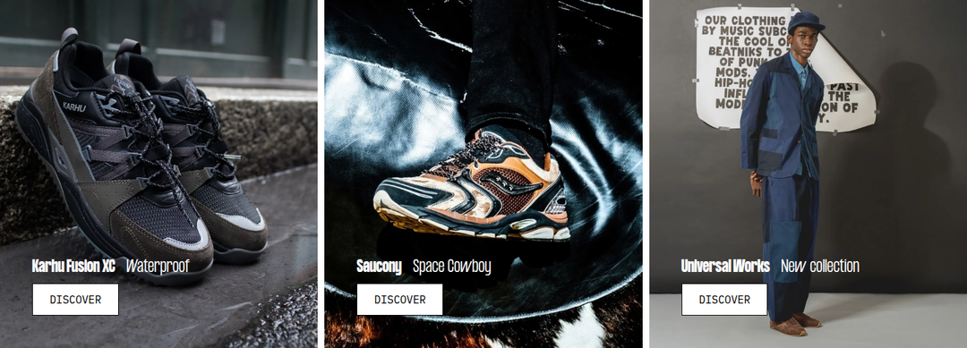New Collections section from Shoez Gallery