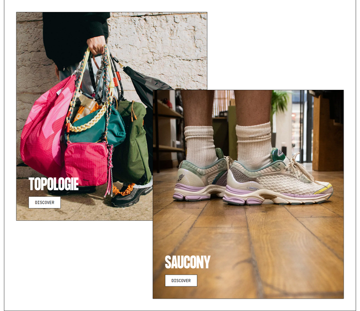 Topologie and Saucony section from Shoez Gallery