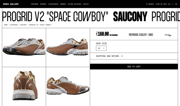 ProGrid V2 Space Cowboy section from Shoez Gallery