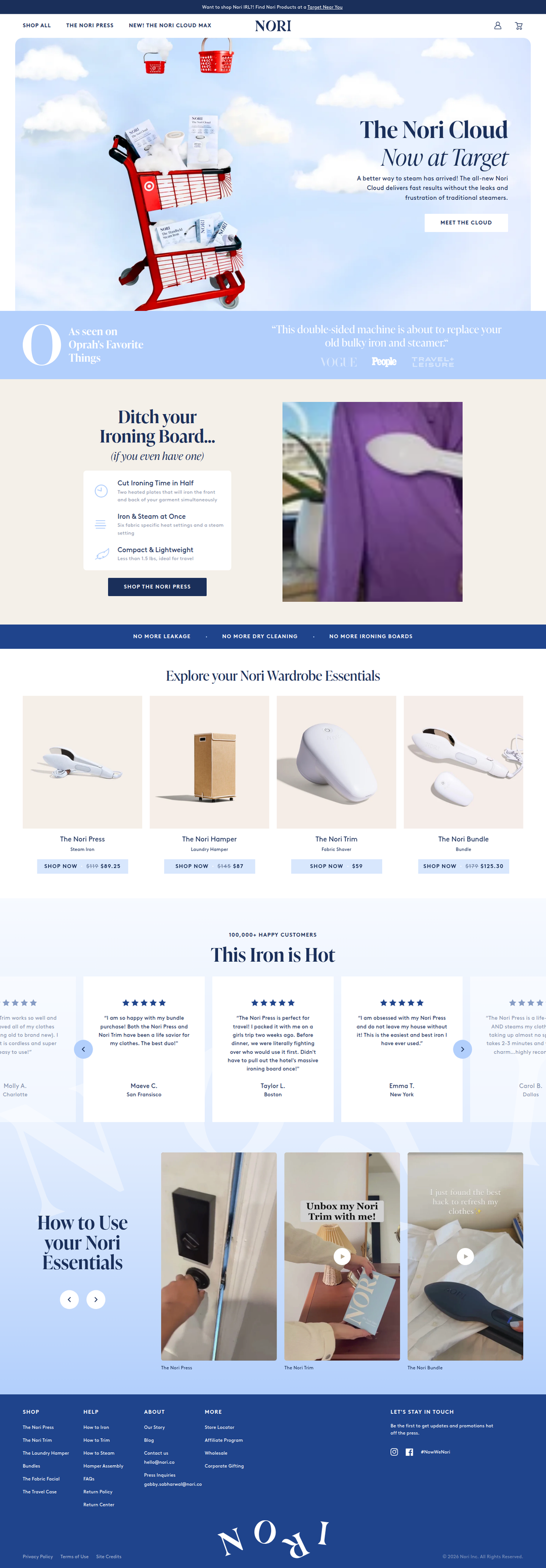 Home page of Nori