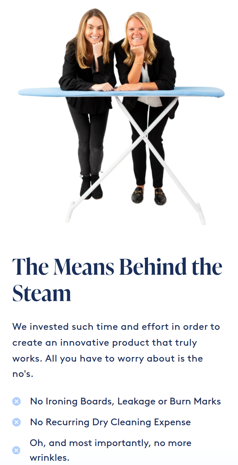 The Means Behind the Steam section from Nori, on a phone
