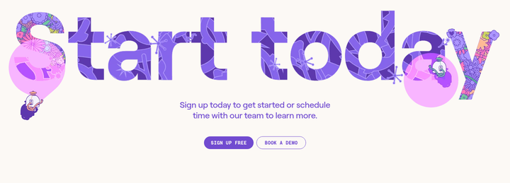 Start Today section from Tines