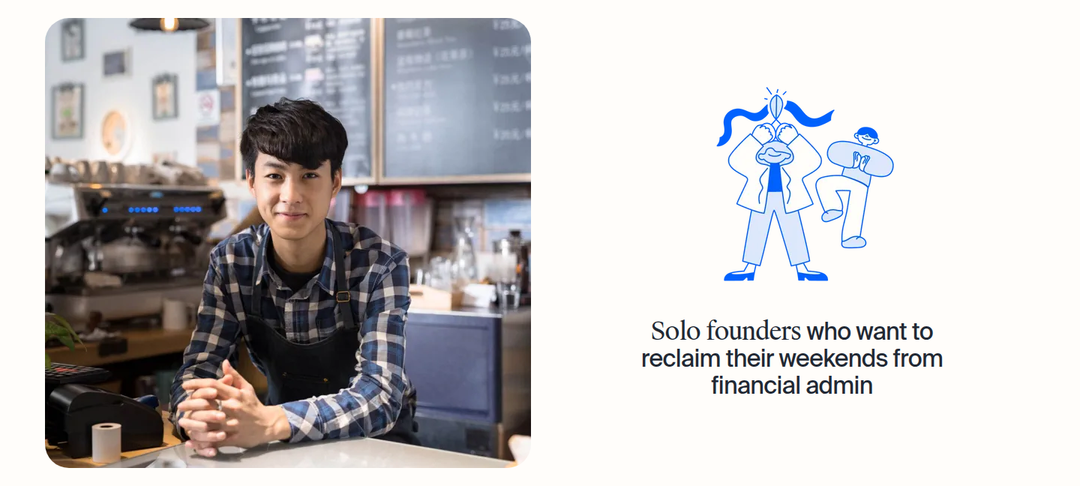 For Founders Ready to Ditch the Books section from Osome