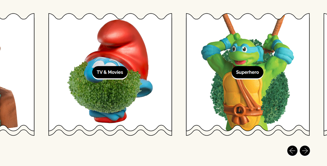 Featured Collections section from Chia Pet