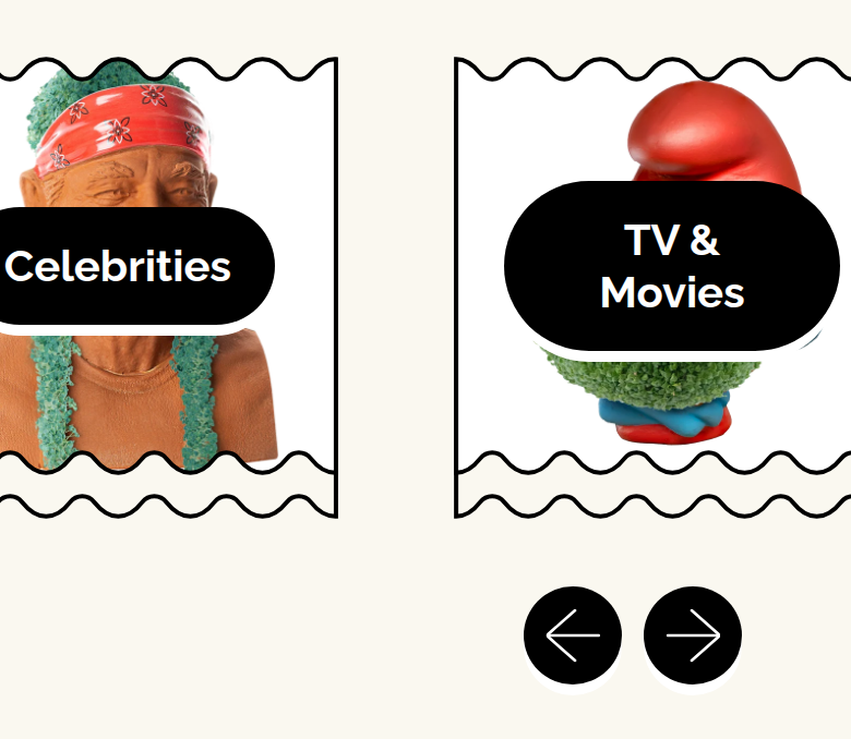 Featured Collections section from Chia Pet, on a phone