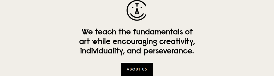 We Teach the Fundamentals of Art section from The Art Center