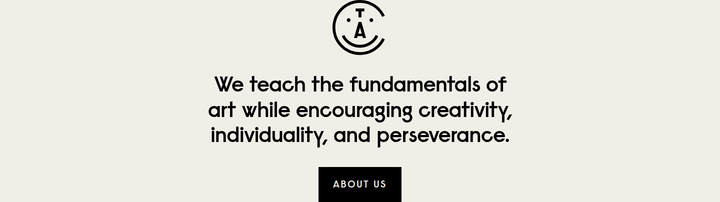 We Teach the Fundamentals of Art section from The Art Center