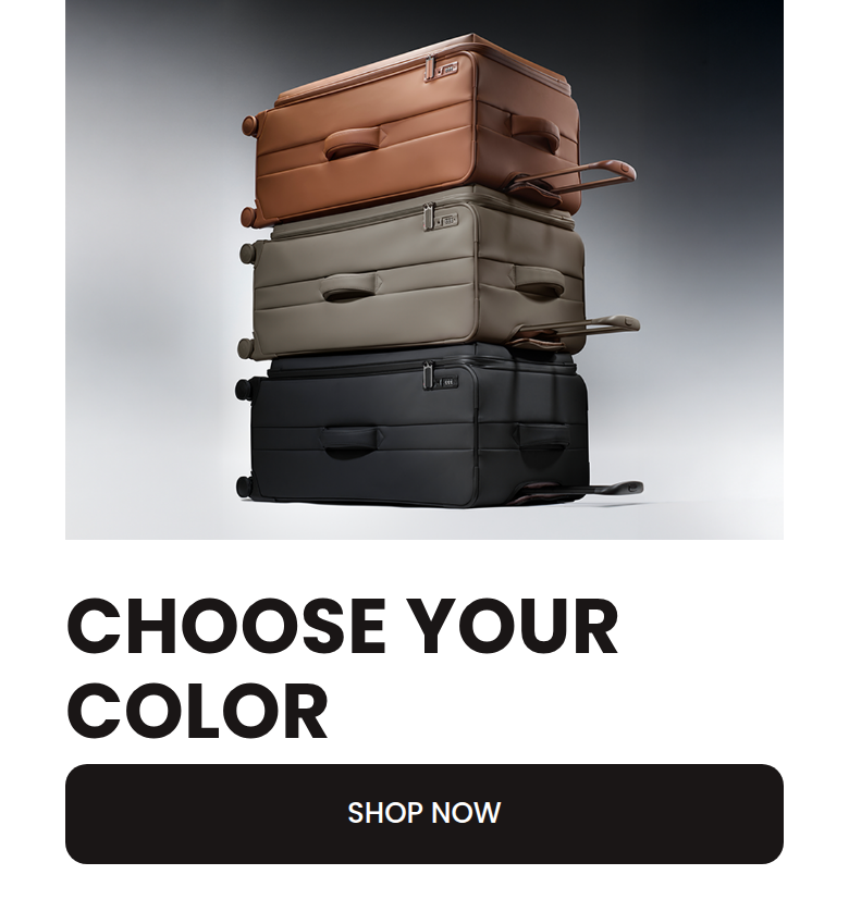Choose Your Color section from Lipault, on a phone