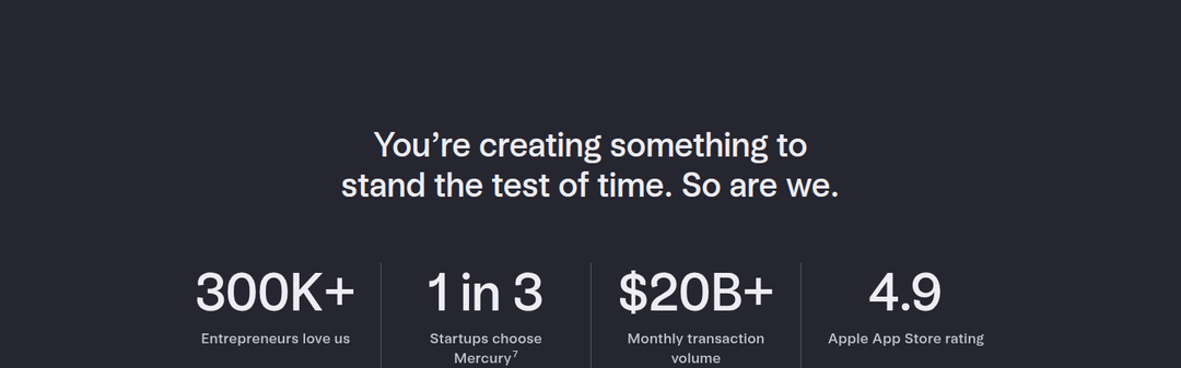 Creating Something to Stand the Test of Time section from Mercury
