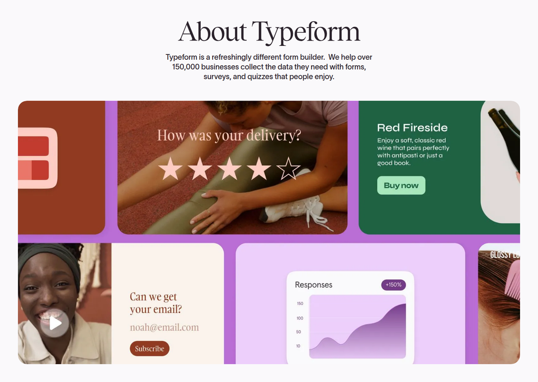 About Typeform section from Typeform