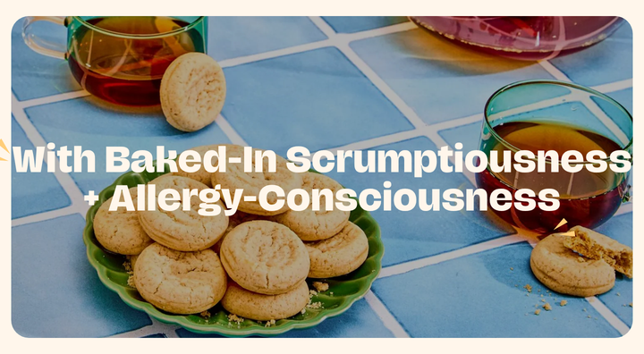 With Baked-In Scrumptiousness and Allergy-Consciousness section from Partake Foods