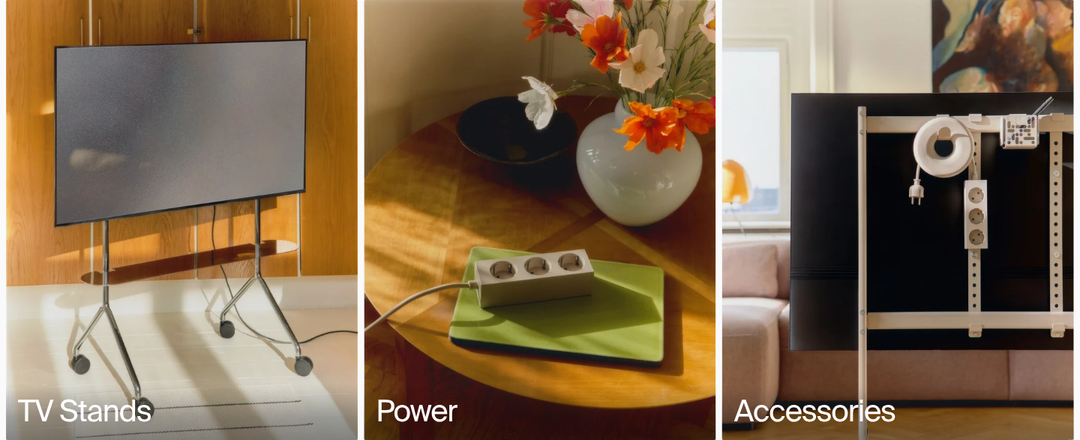 TV Stands, Power and Accessories section from Pedestal