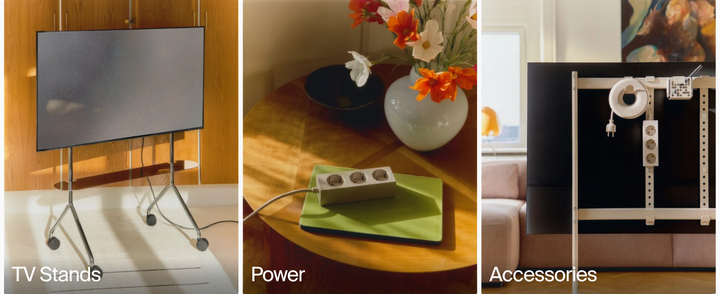 TV Stands, Power and Accessories section from Pedestal