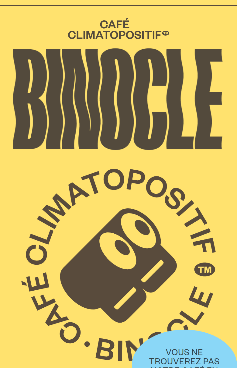 Binocle section from Café Binocle, on a phone