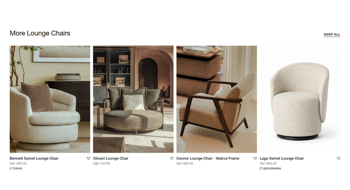 More Lounge Chairs section from CANCAN Furnishings