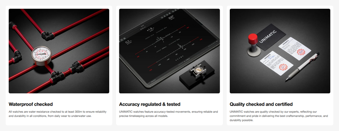 Quality Checks section from Unimatic