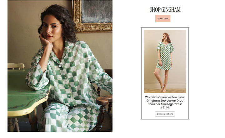 Shop Gingham section from Their Nibs