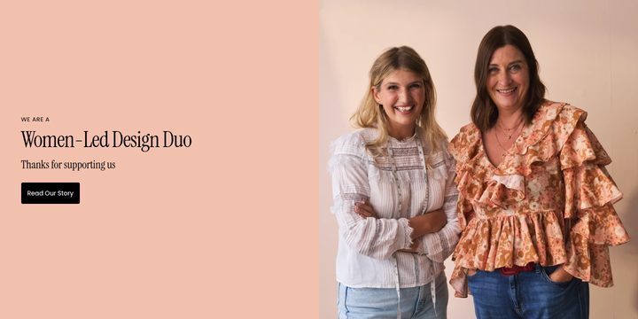 Women Led Design Duo section from Their Nibs