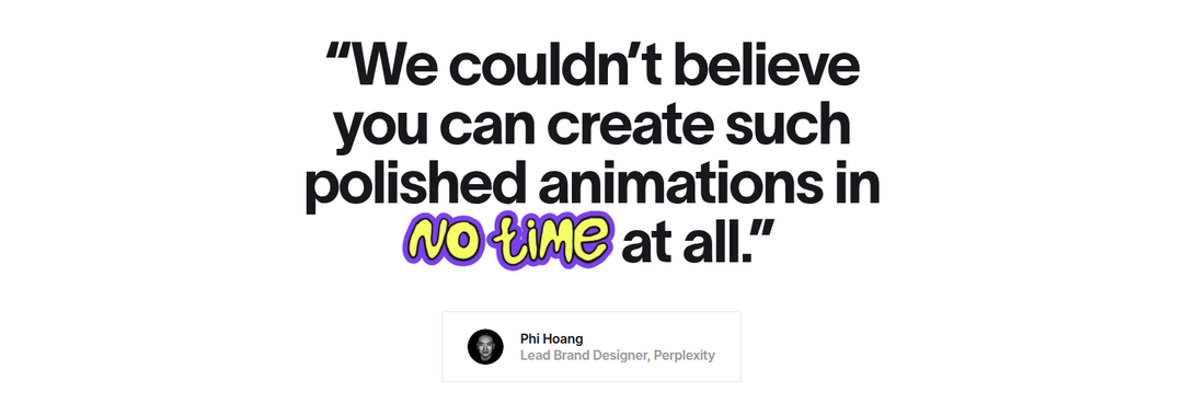 Polished Animations in No Time section from Jitter