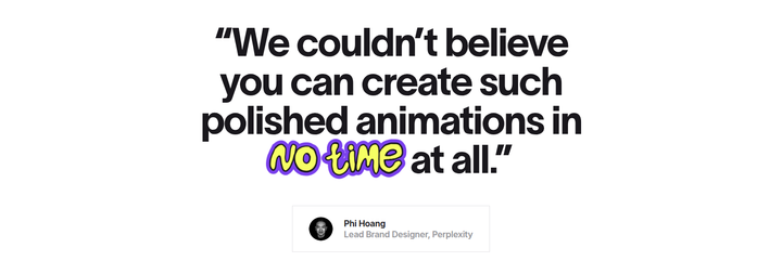 Polished Animations in No Time section from Jitter