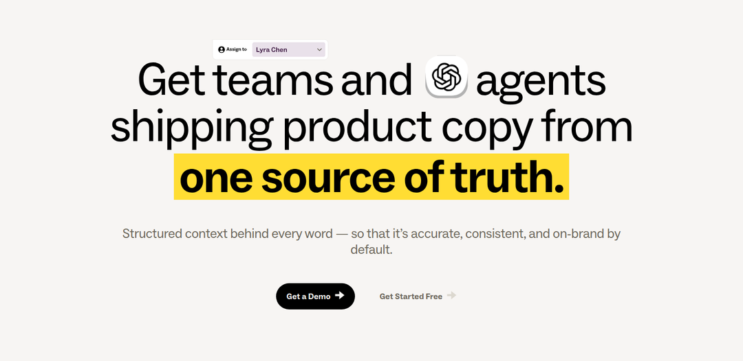 Get Teams and Agents Shipping Product Copy section from Ditto
