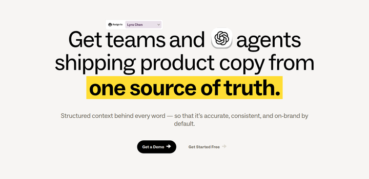 Get Teams and Agents Shipping Product Copy section from Ditto