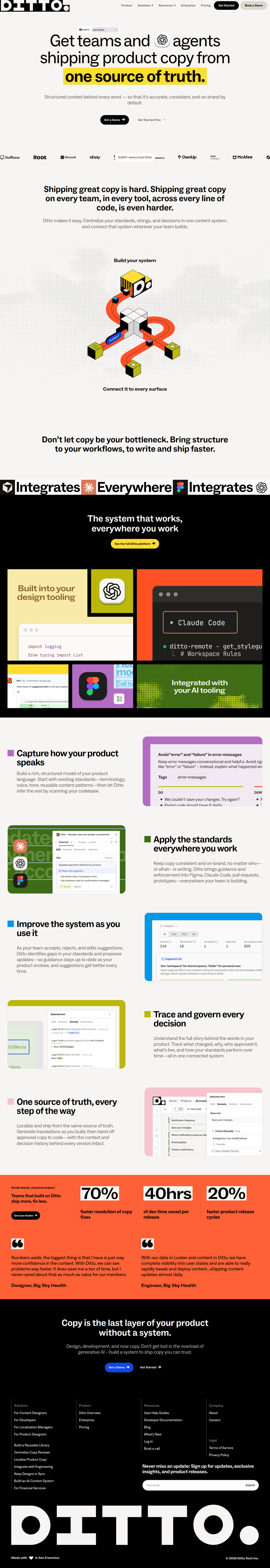 Home page of Ditto