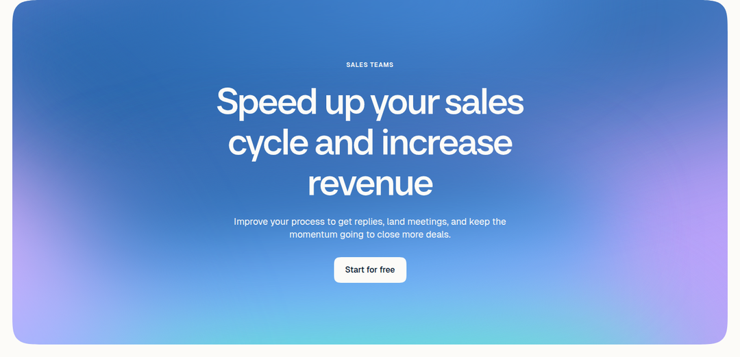 Speed Up Your Sales Cycle and Increase Revenue section from Calendly