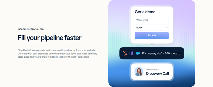 Fill Your Pipeline Faster section from Calendly