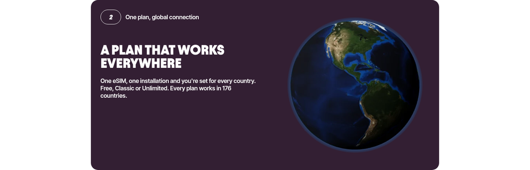 A Plan That Works Everywhere section from Firsty