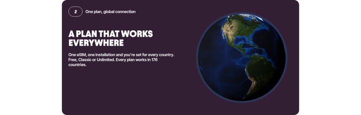 A Plan That Works Everywhere section from Firsty