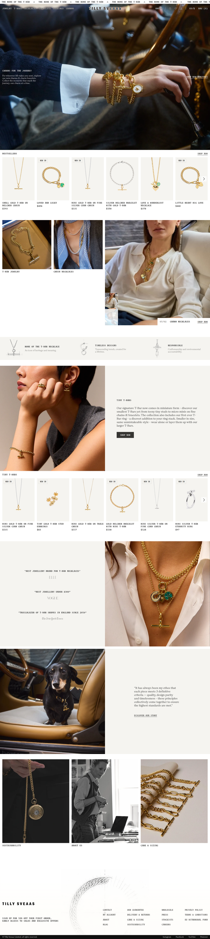 Home page from Tilly Sveaas