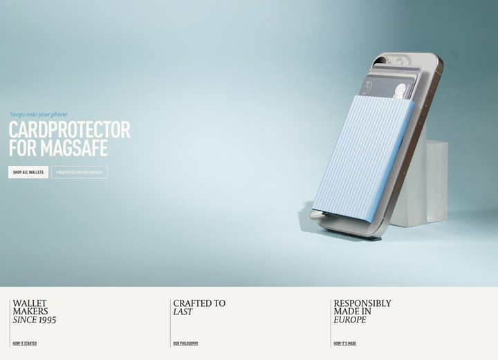 Cardprotector for MagSafe section from Secrid