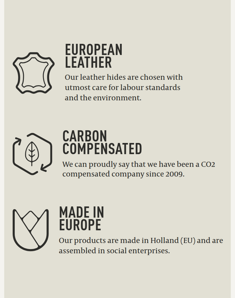 Brand Principles section from Secrid, on a phone