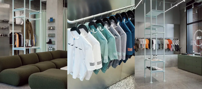 Store Interior section from MAAP, on a phone